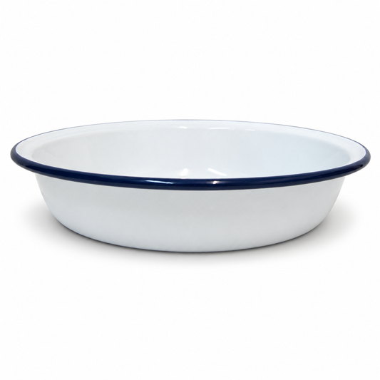 Falcon 26cm Enamel Pie Dish on a white background
