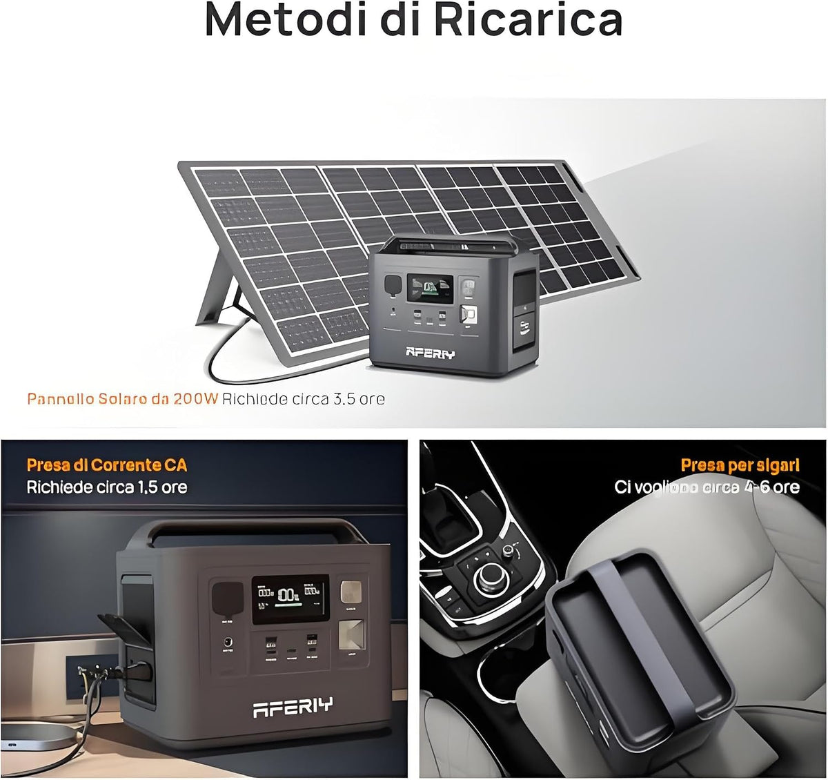 Portable Power Station 800W, 512Wh Power Station Lifepo4 Battery, 1 Hour Fast Charging, AC 220V-240V, UPS, 3500+ Charge Circles, Solar Generator for Camping/Rv/Home Backup, 7-Year Warranty