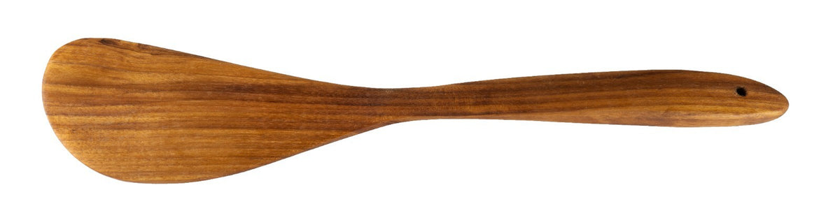 Solid wood spatula for van life cooking, durable kitchen utensil for campers and outdoor adventures