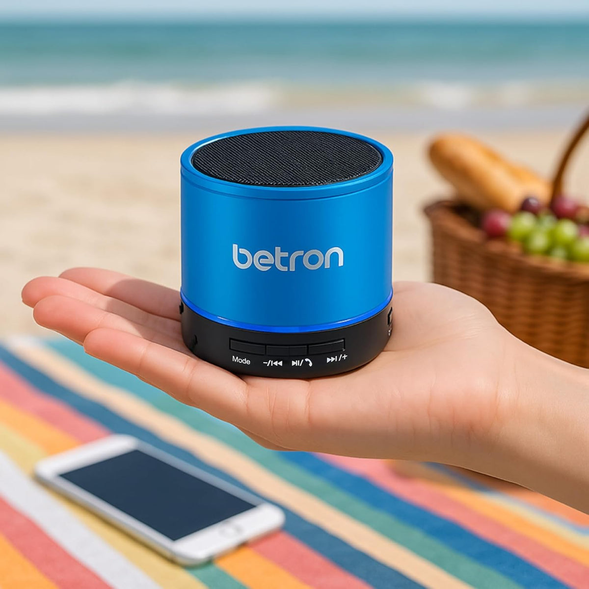 KBS08 Bluetooth Speaker, Wireless, Portable, Mini, Blue