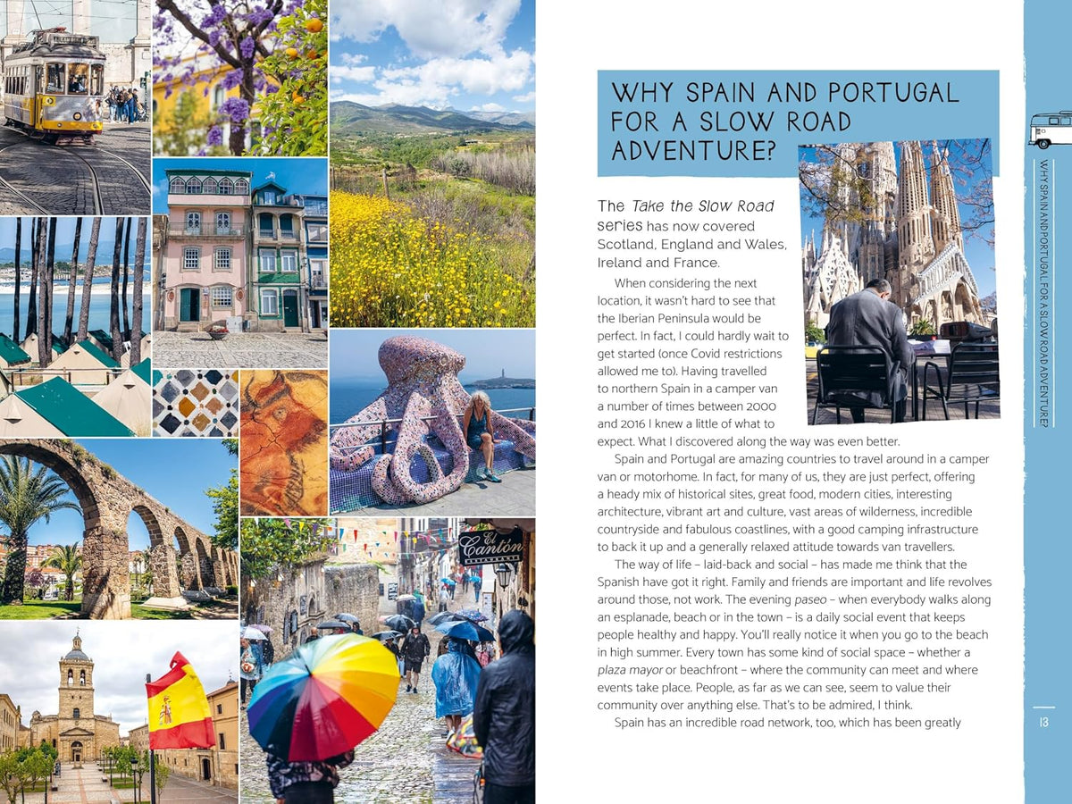 Take the Slow Road: Spain and Portugal – sample interior pages 1