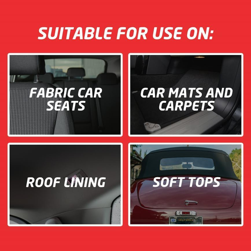 Van life gear for fabric seats, car mats, roof lining & soft tops – ideal for camper vans and adventures