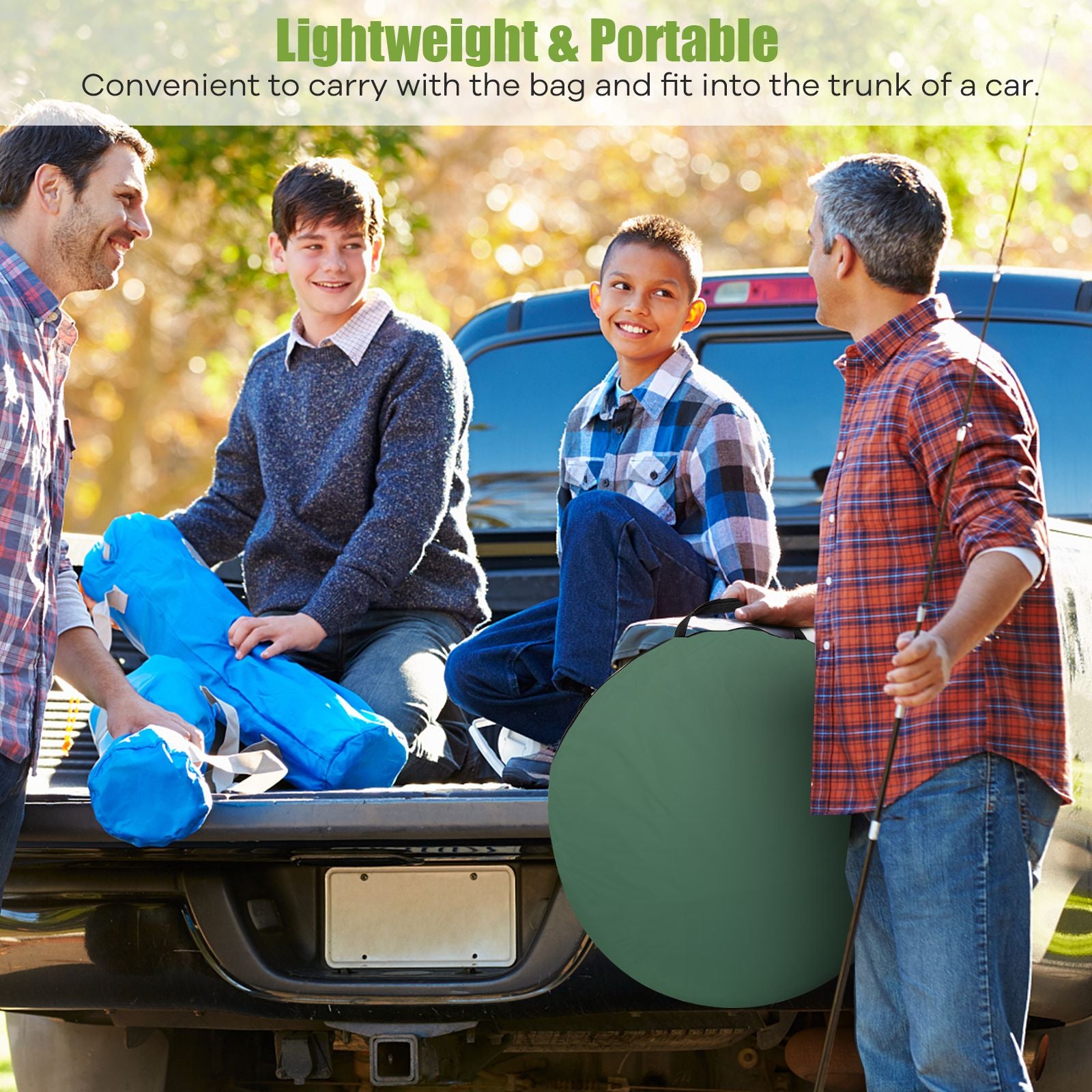 Lightweight portable camping gear for van life adventures, perfect for outdoor trips and family getaways