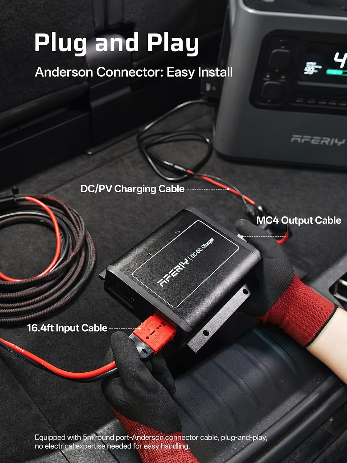 P210 Portable Power Station with DC600, 2048Wh LFP Backup, 600W Alternator Charger, 6X Faster than Cigarette Chargers, Compatible with 95%  Solar Generator, Perfect for Road Trips, Rving