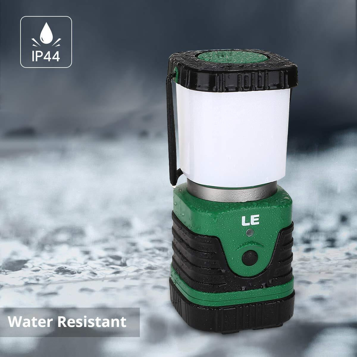 Water-resistant IP44 LED camping lantern for van life and outdoor adventures