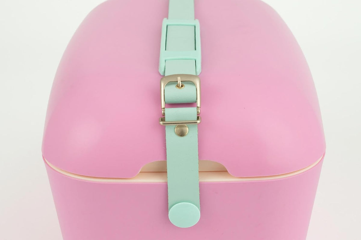12L Cool Box, Ice Box, Large Cool Box, for Picnics, Beach, Camping, Garden, Cool Storage Box - Bubblegum Pink Cyan Pop