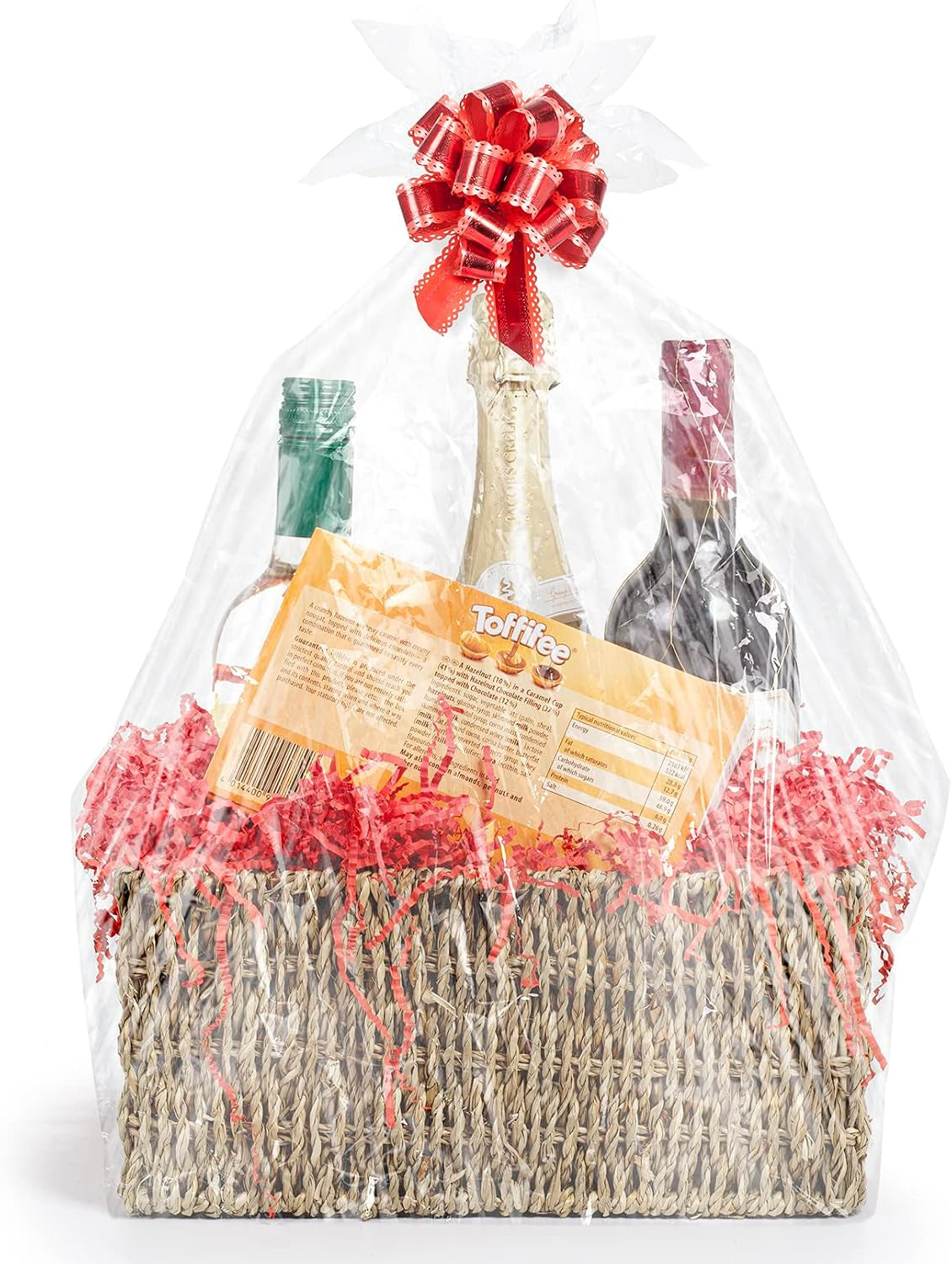 Shallow Seagrass Storage Baskets – Set of 3 – basket styled as a hamper