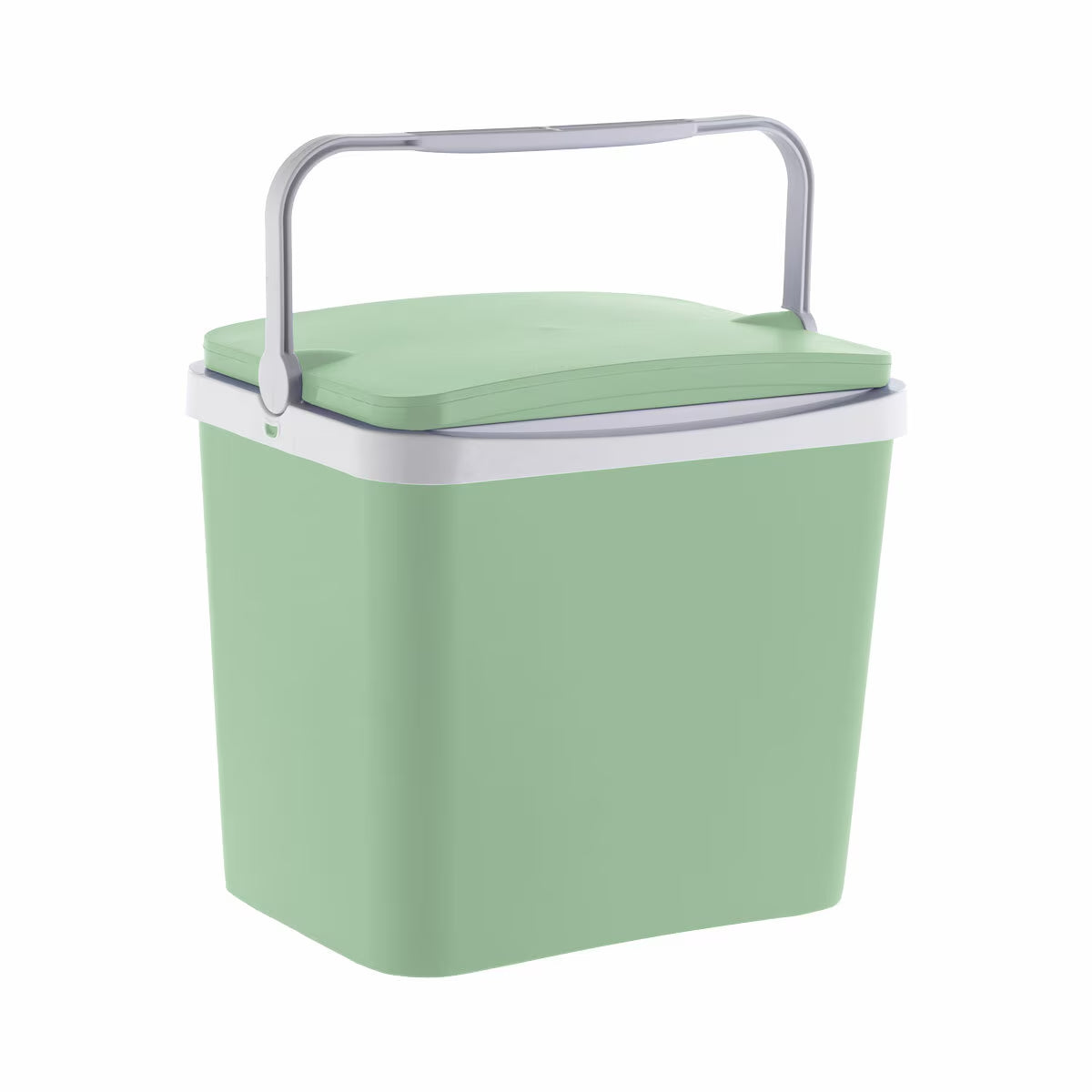 Mint green portable cooler with handle for van life and outdoor adventures