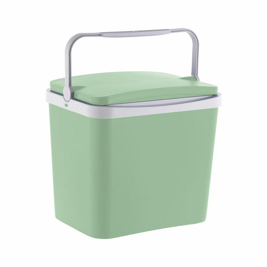 Mint green portable cooler with handle for van life and outdoor adventures