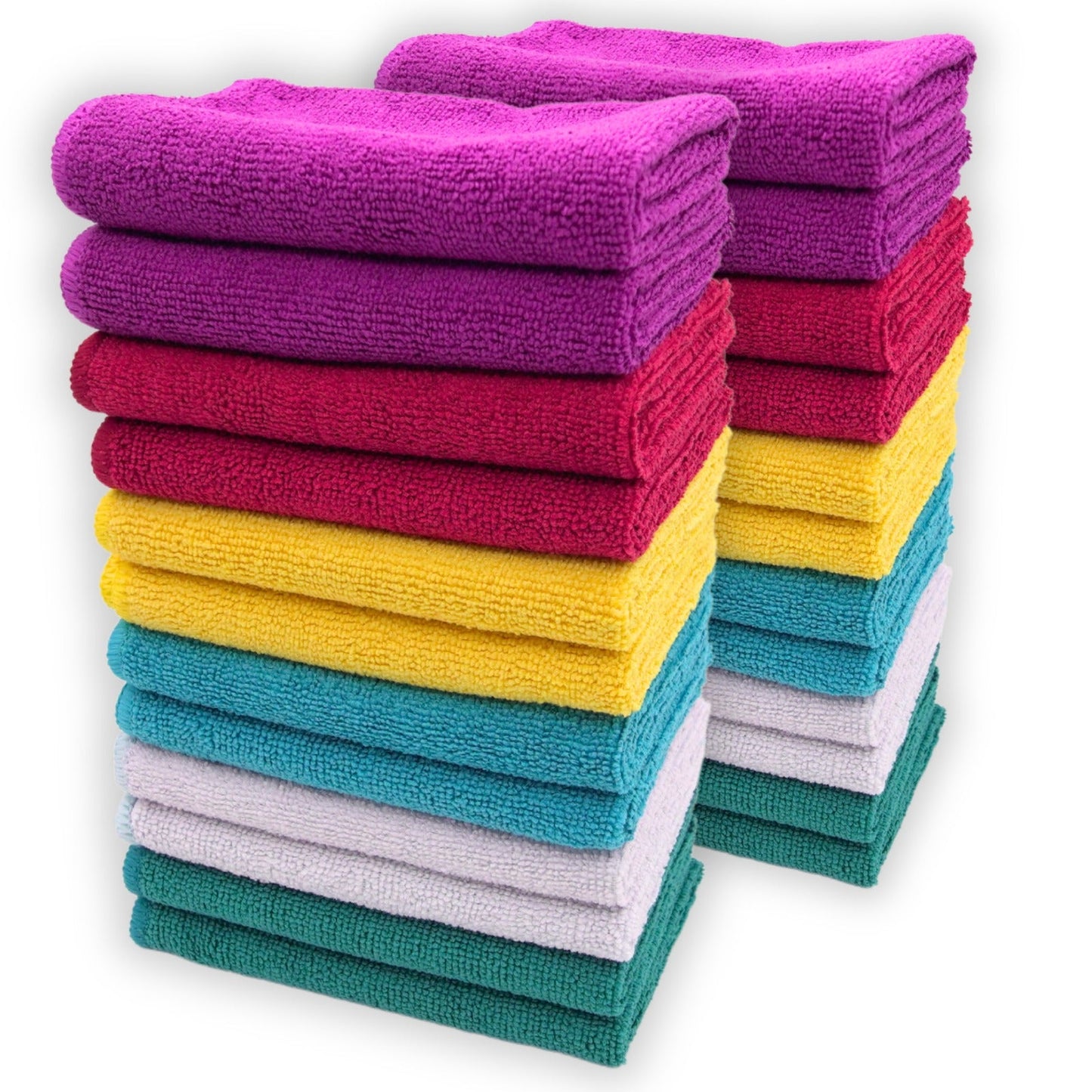 Colorful microfiber towels for van life, camping & outdoor adventures — quick-dry, compact, essential gear