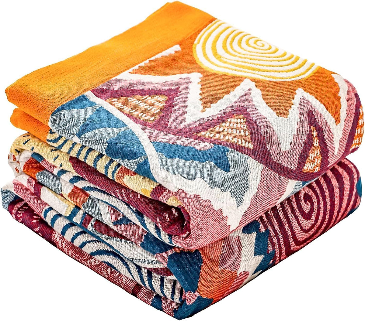 King-Size Reversible Sun Bedspread on a white background