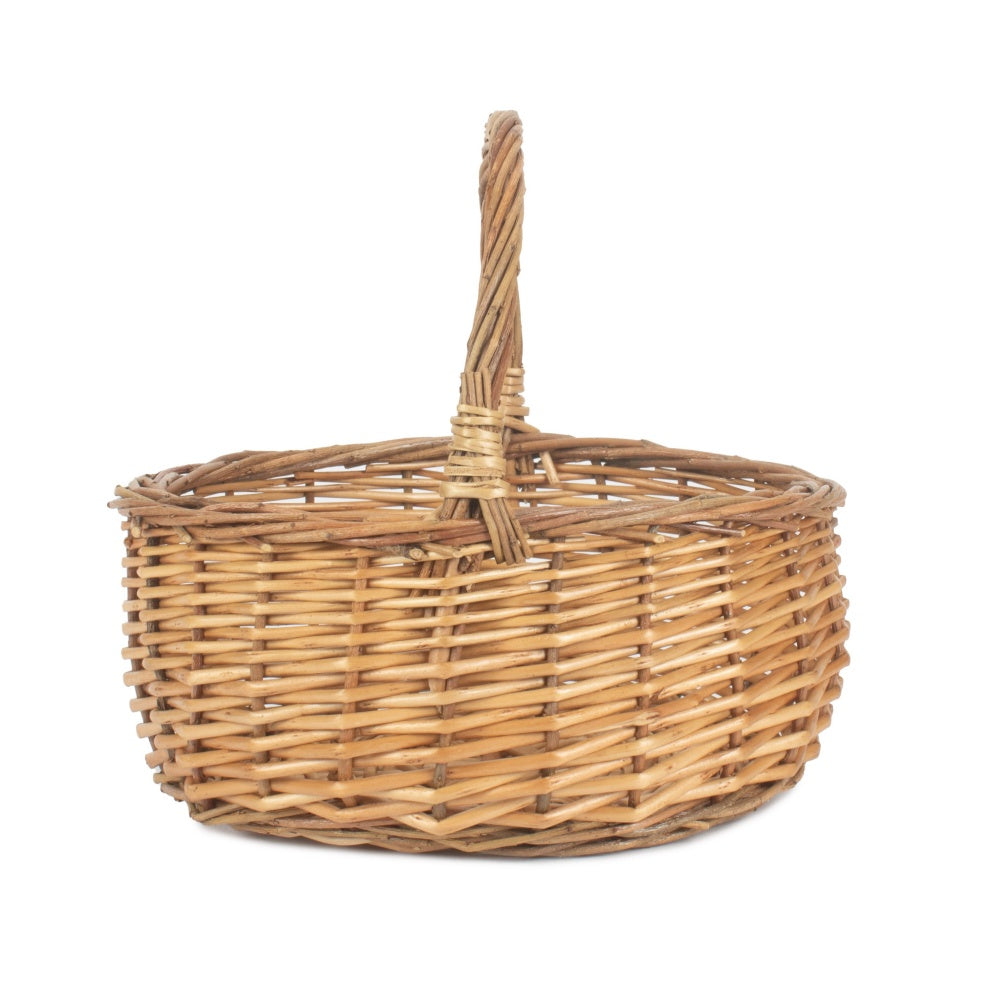 Woven wicker picnic basket for van life adventures and outdoor gatherings
