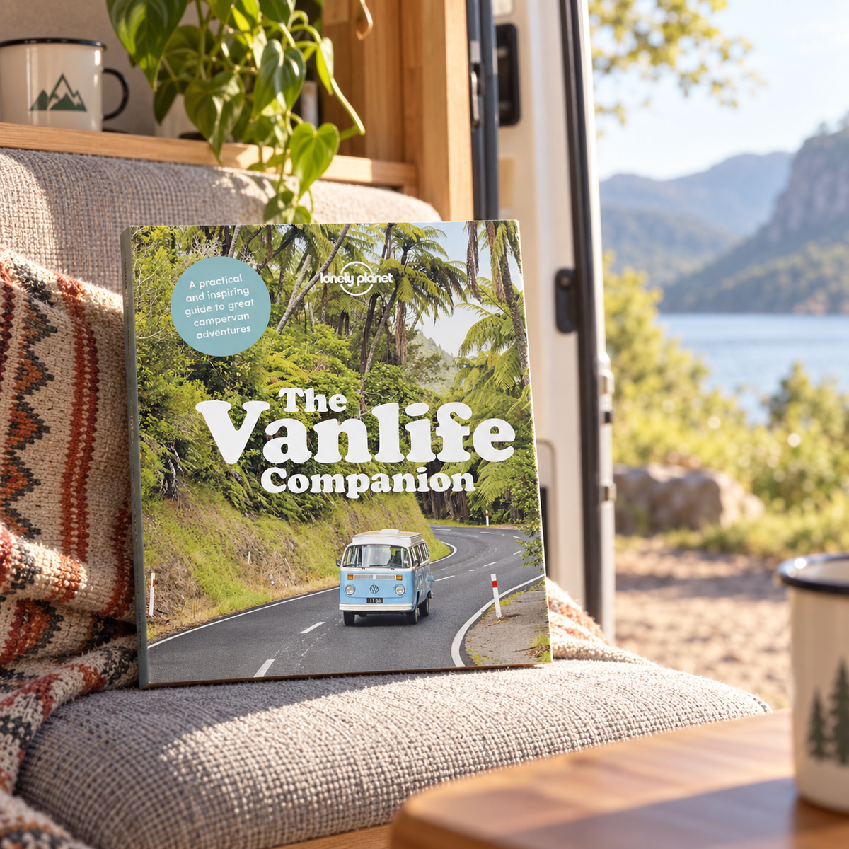 The Vanlife Companion in a van-life setting