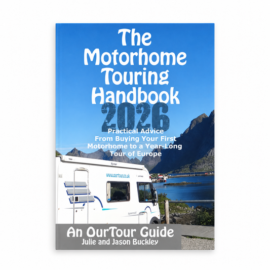 The Motorhome Touring Handbook – product on a white background