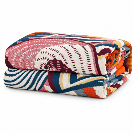 Bohemian Cotton Throw – 150 × 200cm – product on a white background