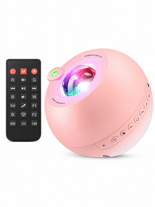 Galaxy Projector Bluetooth Speaker on a white background