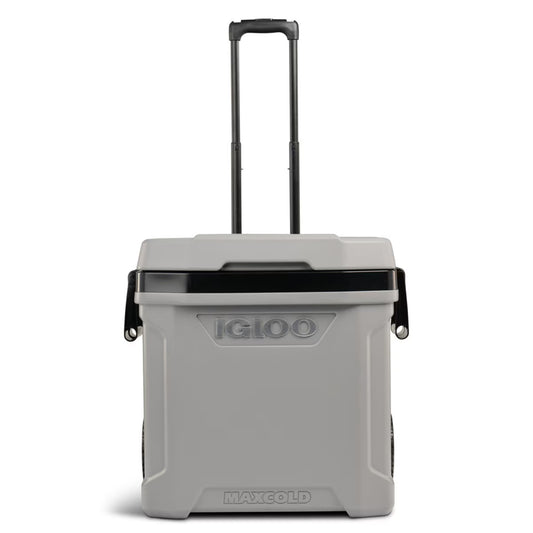 Igloo MaxCold rolling cooler for van life and outdoor adventures, perfect for campers and festival-goers